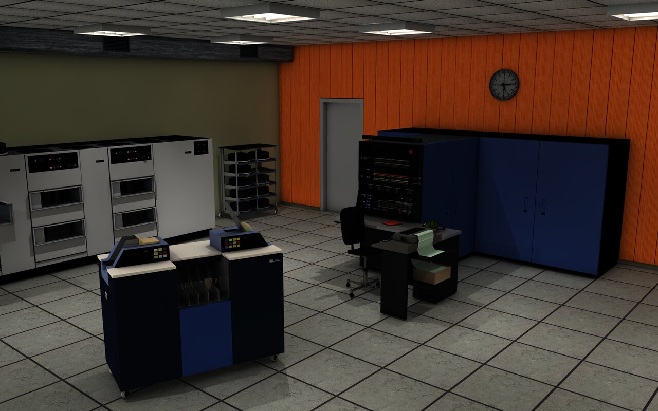 IBM mainframe room